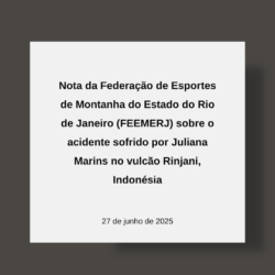 Nota sobre o acidente de Juliana Marins