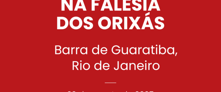 Nota Oficial sobre a intervenção na Falésia dos Orixás, Barra de Guaratiba, Rio de Janeiro