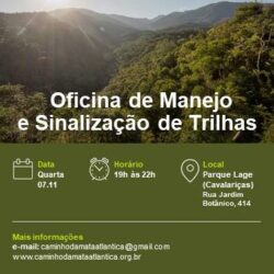 Oficina de Manejo e Sinalização de Trilhas