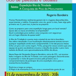 Palestra: Papo de Montanha sobre a Ilha de Trindade