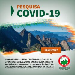 Pesquisa sobre a prática de montanhismo no estado do RJ no contexto da COVID-19