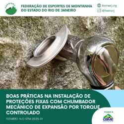 Novo documento: Boas práticas na instalação de proteções fixas com chumbador mecânico de expansão por torque controlado