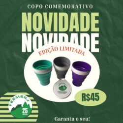 Lançamento: copo comemorativo 25 anos