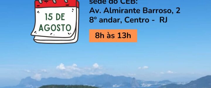 5º Encontro de Dirigentes: 15/08, no CEB 5º Encontro de Dirigentes: 15/08, no CEB