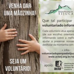 Seja um Voluntário do Parque Nacional da Tijuca